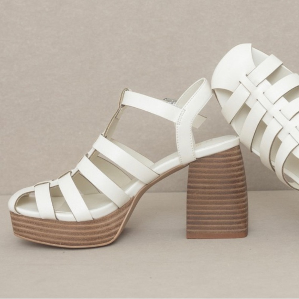 Just In// Hailee • Fisherman Platform Heel Sandals - Picture 5 of 9